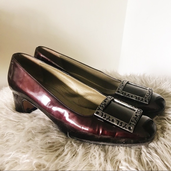Yves Saint Laurent Shoes - Vintage Yves Saint Laurent YSL Loafer 80s Logo Yves Saint Laurent Shoes - Vintage Yves Saint Laurent YSL Loafer 80s Logo